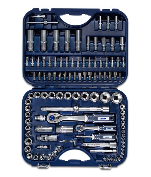 Juego de Bocallaves con Accesorios [1/2"] (110 Pzs)