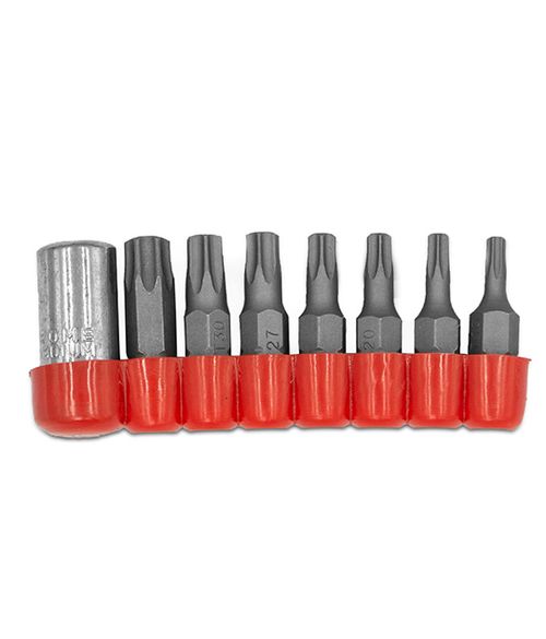 Juego de Puntas Tamper Torx ( 8Pzs)
