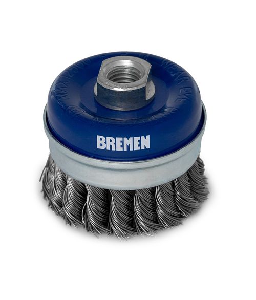 Cepillo Copa Trenzado Industrial para Amoladora Angular