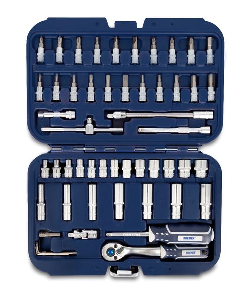 Juego de Bocallaves con Accesorios y Puntas [1/4"] (53 Pzs)