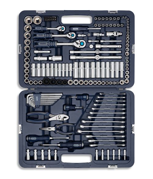Juego Mechaniker   [1/4"- 3/8"- 1/2"] (160 Pzs)