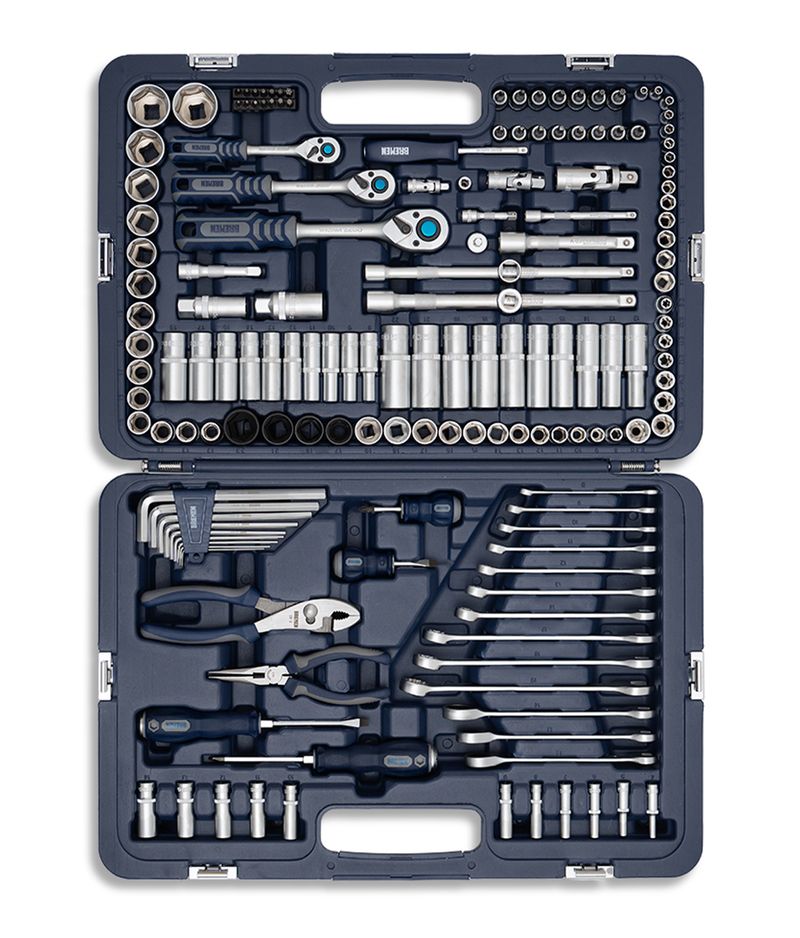 8010 - Juego Mechaniker -1-4- 3-8- 1-2- -160 Pzs- - 01