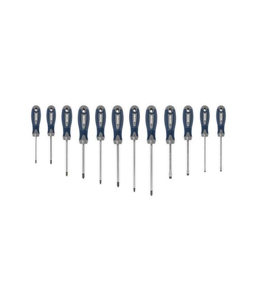 Juego de Destornilladores (Puntas Phillips / Planos) (12 Pzs)