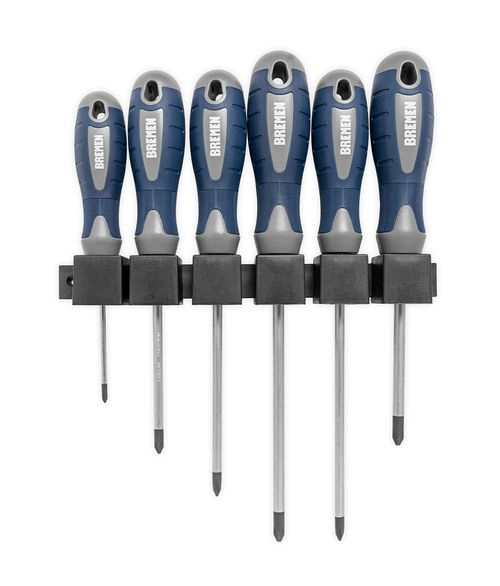 Juego de Destornilladores (Puntas Phillips / Planos) (12 Pzs)