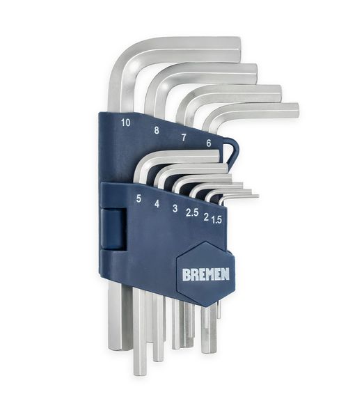 Juego de Llaves Allen Largo Estándar [10 Pzs]