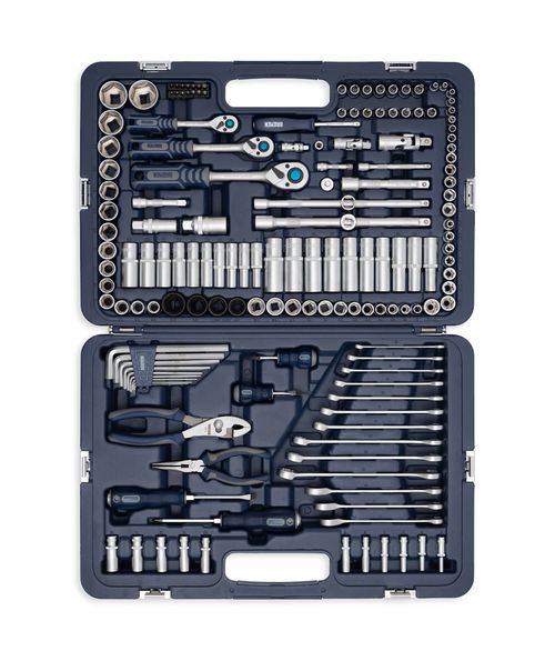 Juego MECHANIKER [1/4"- 3/8"- 1/2"] (160 Pzs)