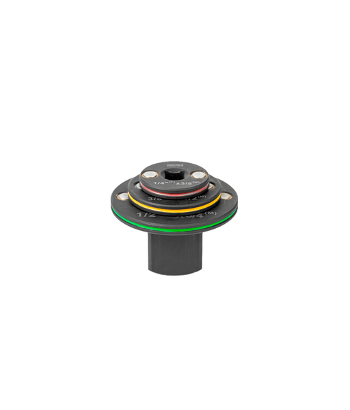 Juego de Adaptadores para Impacto Perfil Bajo [Encastre 1/4" (H) a 3/4" (M)] (3 Pzs)